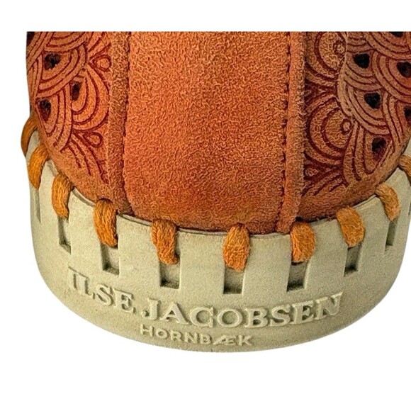 Ilse Jacobsen Tulip Laser-Cut Comfort Slip On Shoes Camelia Orange US 10 EU41 - Picture 5 of 15